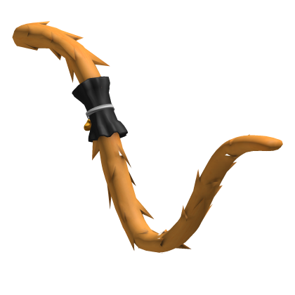 orange tail with heart Roblox item