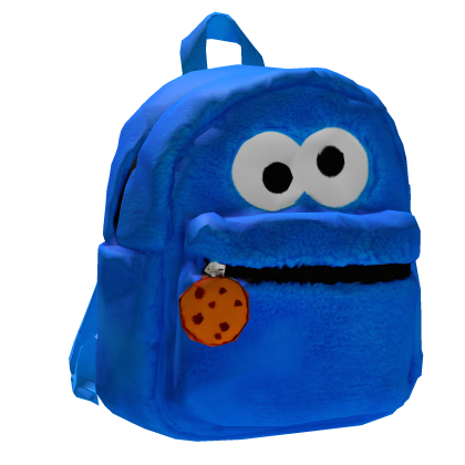Cookie Monster Blue Plush Backpack Roblox item