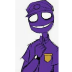 Purple guy the man