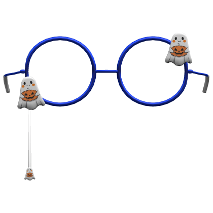 blue halloween ghost eyewear