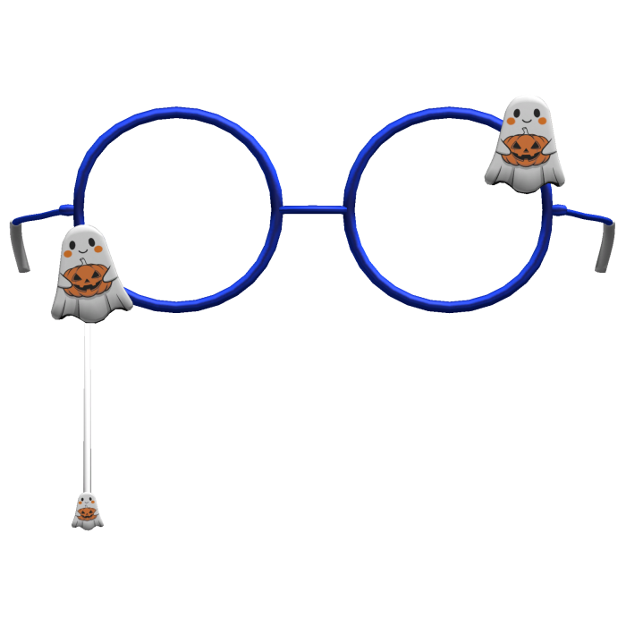 blue halloween ghost eyewear
