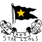 Black And Gold Star Line