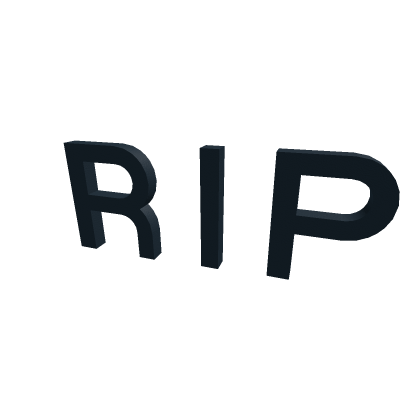 R.I.P Sign Small