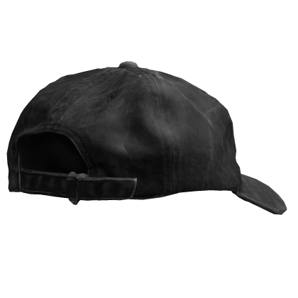 Distressed Black Hat backwards Roblox item