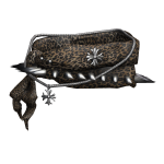 (Right) Leopard Print Chrome Arm Bandage