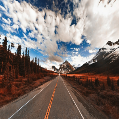 Scenery picture with perspective road  Roblox decal