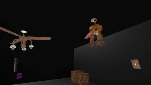 Abused and dead ceiling fans