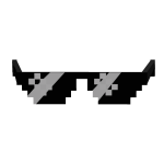Retro Pixel Glasses
