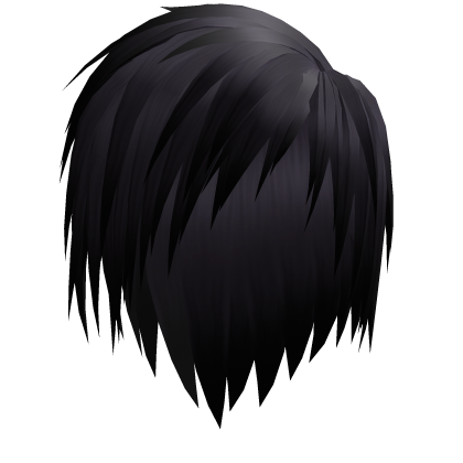Scene Messy Spiky Emo Hair - Purple & Black Roblox item