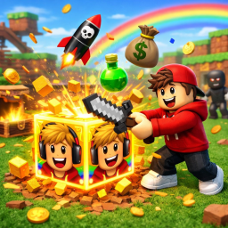 Break lucky blocks with sammy