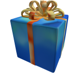 Shiny Blue Gift of Niceness