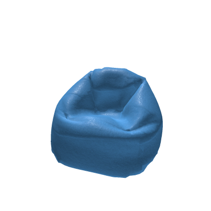 Bean Bag Chair / Blue Beanbag