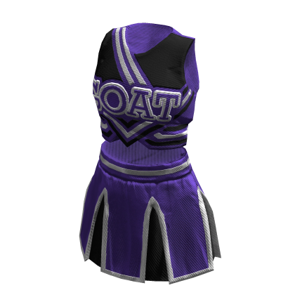 Cheerleader Uniform | Purple Black White thumbnail