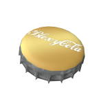 Golden Cola Bottle Top