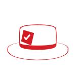 Red Verified Top Hat