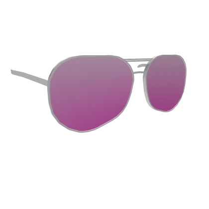 White & Pink Aviators Sunglasses | Roblox Item - Rolimon's