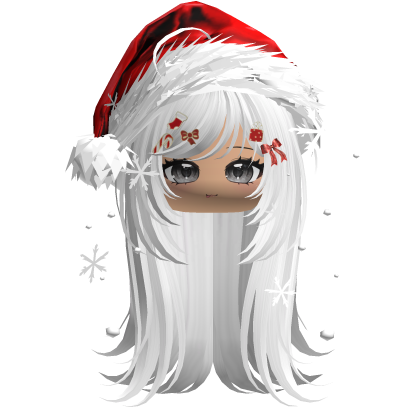 Emo Vamp Christmas Hair (White)