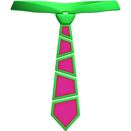 Fractured Tie (Scene Green and Pink) Roblox item