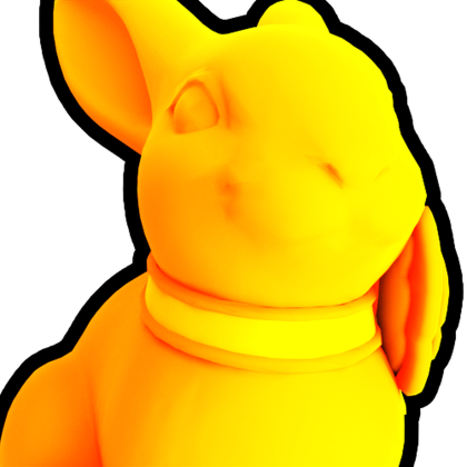 Gold Giant Chocolate Bunny