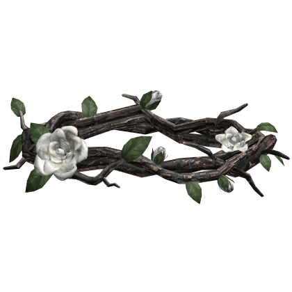 Rose Thorn Crown - Ivory White Roblox item
