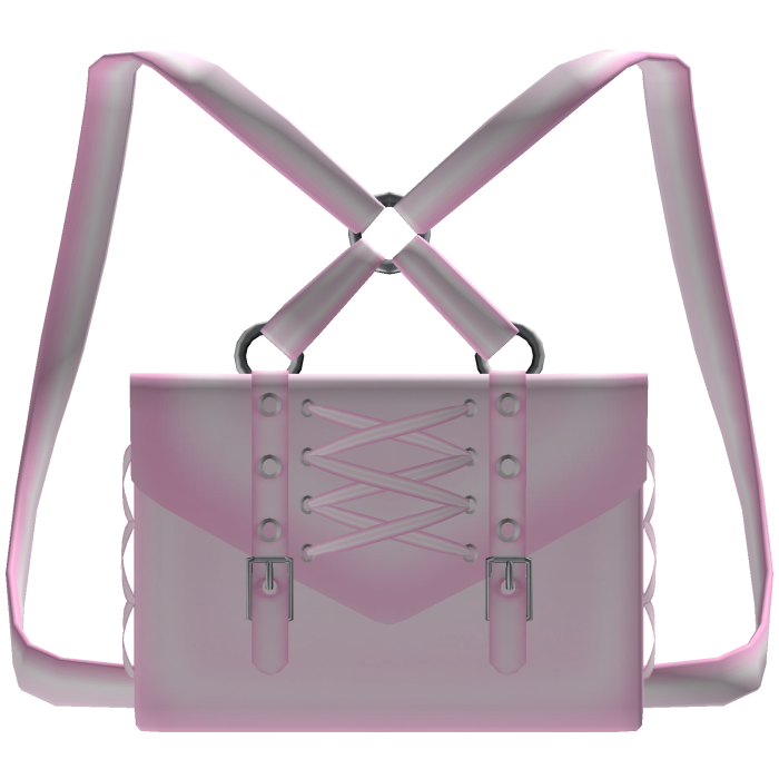 ,, 🖤. 1.0 gothic backpack in pink