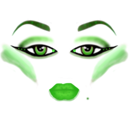 Lime Green Makeup Roblox decal