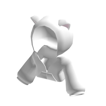 ノ꒰ Cutesy Cat Ear Sweater in White ꒱𝄞 thumbnail