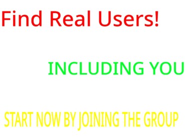 🤪Find The Users😎 [Find yourself!]