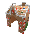 Gingerbread House Box Head
