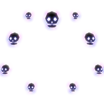 Galaxy Space Skull Aura (Glowing)