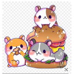 Hamster cookie dough