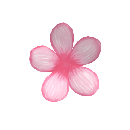 Cute Pink Hair Flower Clip Roblox item