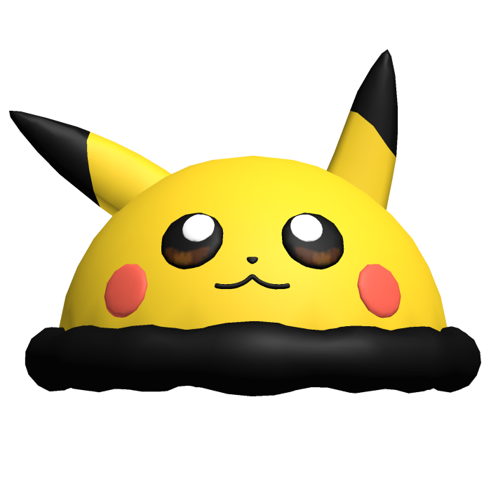 cute kawaii pikachu fluffy hat