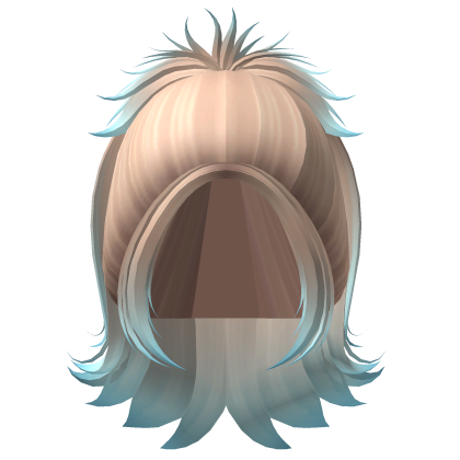Y2K Grunge Popstar Ponytail (Blonde Blue) Roblox item