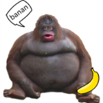 monke like banan