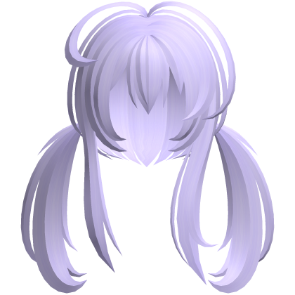 emo vampy moe messy ponytails purple
