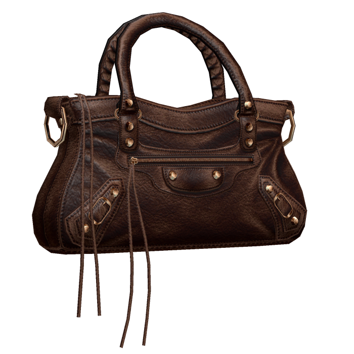 2000s Motorcycle Lariat City First Bag (Brown)