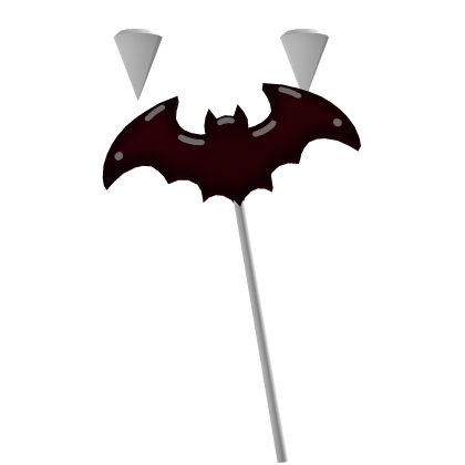 red emo vampire fangs bat lollipop Roblox item