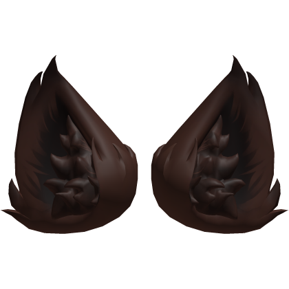 Big Fluffy Furry Cat Ears | Brown V1
