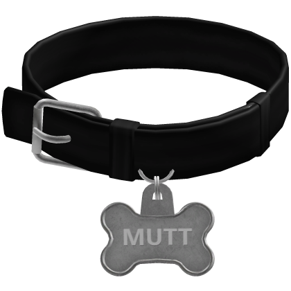 ⛧ : black emo cutecore mutt dog collar 3.0