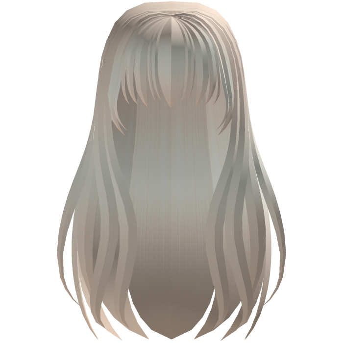 Long flowy blonde hair