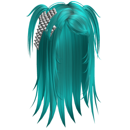 Scene Pigtails With Metal Cross (Aqua Mermaid) thumbnail