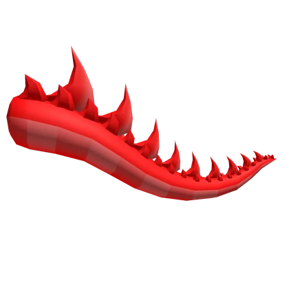 Super Spikey Red Dragon Tail | Roblox Item - Rolimon's