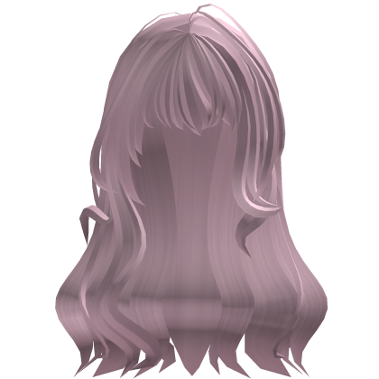 Sweet Hime curled hair in pale pink  Roblox item