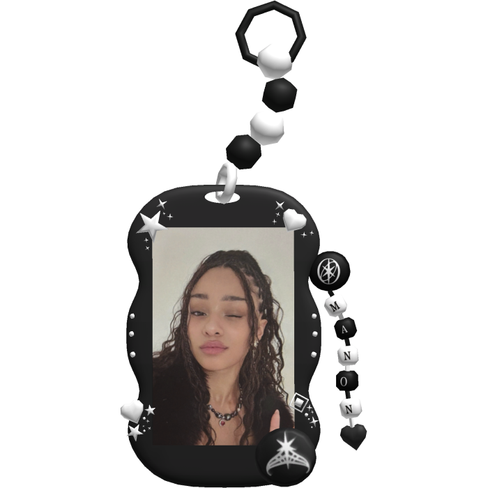 KATSEYE Manon Photocard Kpop Keychain