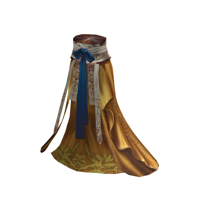 Celestial Hanfu Skirt-Gold