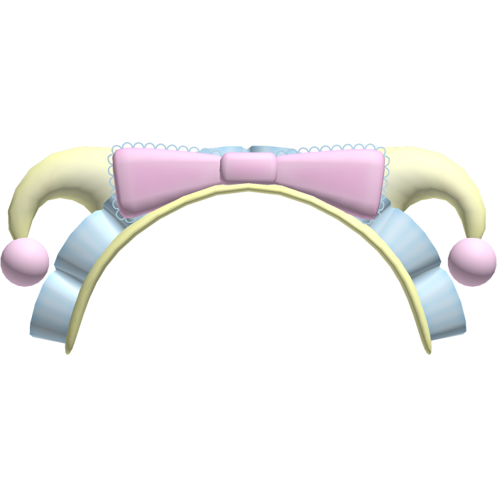 Cute Harlequin Jester Clown Pastel Hat