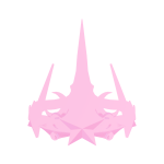 Neon Pinky Starry Night Crown