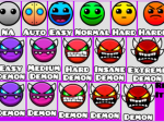 Geometry dash difficulty face group