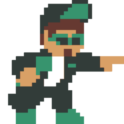 Pixel Matpat (Game Theory) Right Roblox decal
